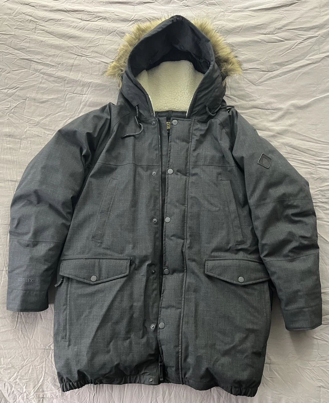 Burton Pro Snow Board Jacket MB GARRISON DOWN JKI 149871 - Rare Large Rrp £695