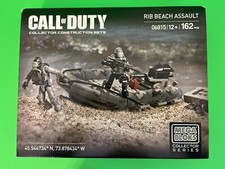 MEGA BLOKS Collector Series CALL of DUTY RIB BEACH ASSAULT sigillato in fabbrica nuovo