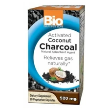 Activated Charcoal  90 Veg Caps By Bio Nutrition Inc