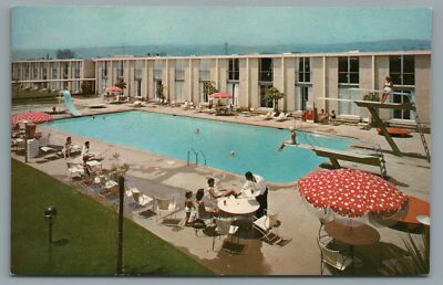Hilton Inn International Airport San Francisco CA Tiger GoGo Nightclub Postcard