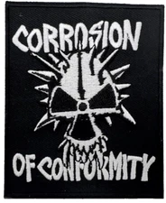 Corrosion of Conformity Heavy Metal Music Embroidered Iron on Patch Applique