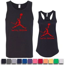 Wilson Deadpool Basketball Logo Mens and Womens Graphic Tank Tops