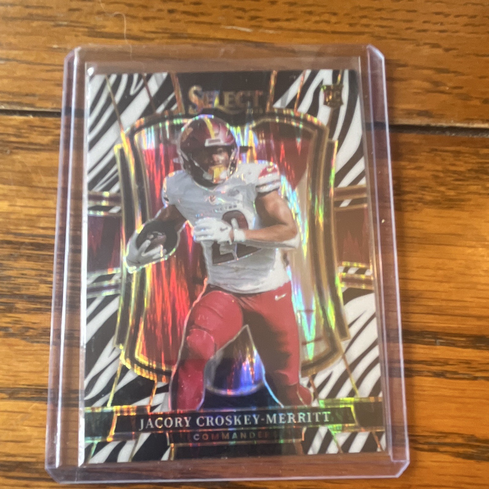 Jacory Croskey-Merritt Panini Select #188 Zebra