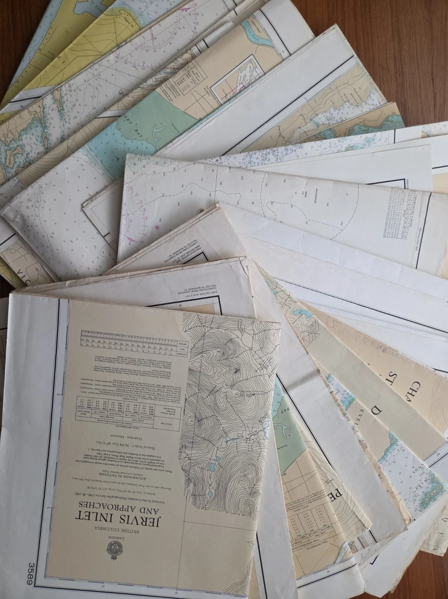 Vintage Original Antique Maritime Navigational Charts for sale | eBay