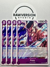 One Piece TCG - (Playset) - 4x OP10-075 - Foxy - UC  - Eng