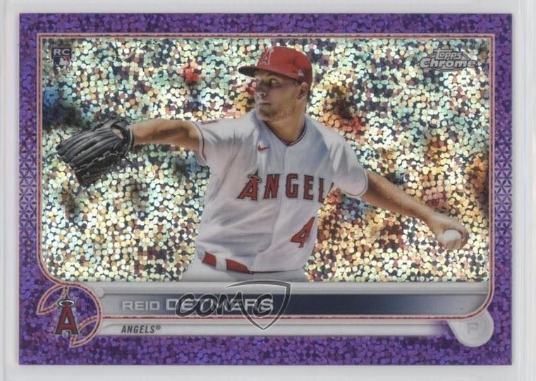 2022 Topps Chrome Purple Speckle Refractor 118/299 Reid Detmers #79 0go8