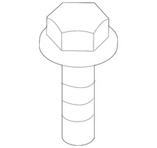 Genuine Nissan Engine Cover Bolt 16122-5Y70A