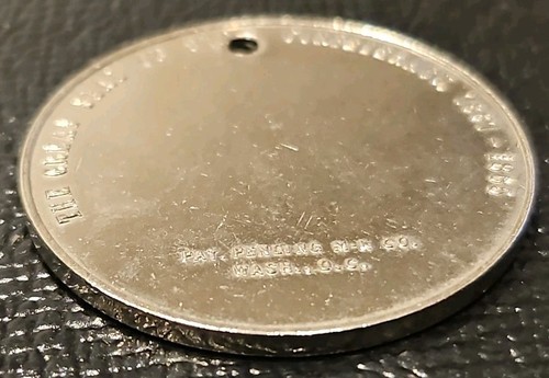 1862 CONFEDERATE STATES OF AMERICA MEDAL COIN TOKEN CSA GREAT SEAL WASH DC MK CO - Picture 4 of 6