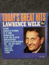 Vintage Lawrence Welk Vinyl LP Today's Great Hits Dot Records DLP 3663 1960s