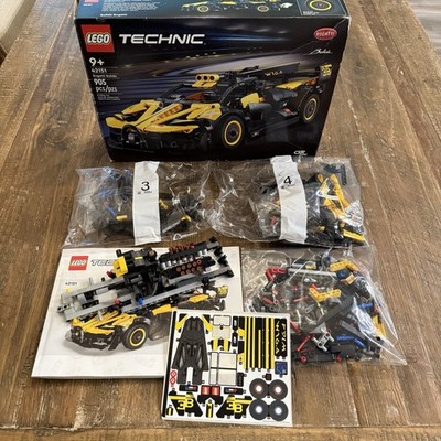 LEGO TECHNIC Bugatti Bolide Toy 42151 Partially Started Book Manual SHIPS FAST