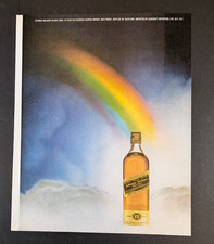 Vintage Johnnie Walker Black Label Rainbow Ma...