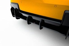 Heckansatz Diffusor passend für BMW 1er M-Paket F70 schwarz matt