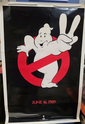 1984 GHOSTBUSTERS ROLLED ONE SHEET POSTER ORIGINAL - ADVANCE 27''x41''