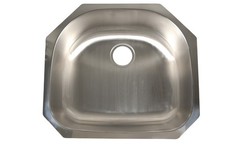 UNDERMOUNT KITCHEN SINKS 304L Stainless Steel, Single Bowl 23.5  x 21  . 9  Depth