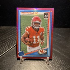 2025 Donruss Optic #251 Jalen Royals Pink