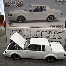 1987 White Buick Grand National GNX  X-RAY Die Cast Car 1:18 GMP With Box