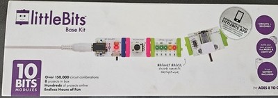littleBits Base Kit 10 Bits Modules STEM Electronics Kit, 100% complete