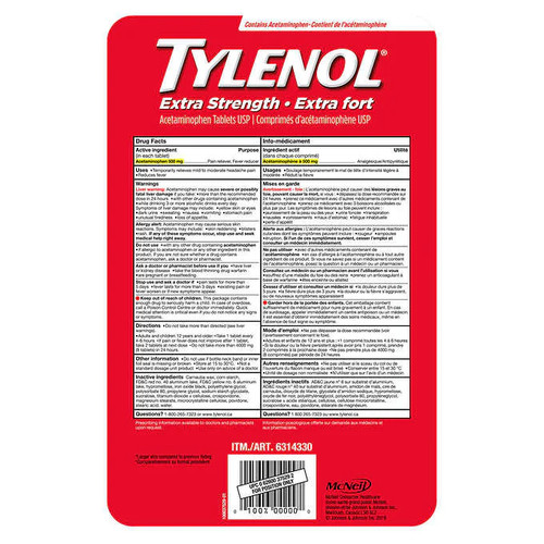 Tylenol Extra Strength 390ct eZ tabs, {Imported from Canada} - Bild 3 von 4