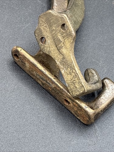 3 Vintage Brass Hat Coat Hooks - Picture 8 of 8