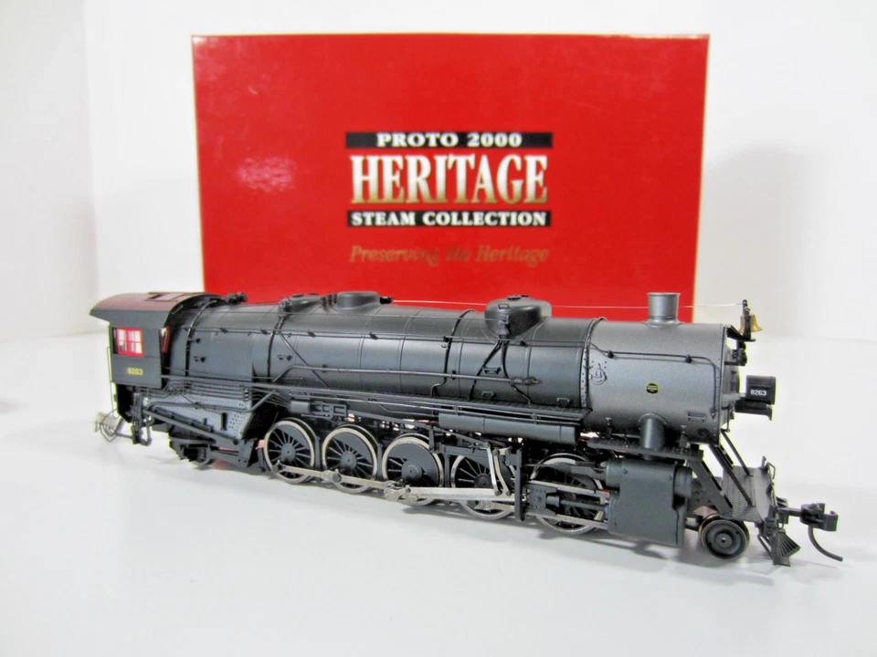 Walthers Proto 2000 920-60002 PRR 2-10-2 Steam Locomotive #8263 - Image 2 of 4