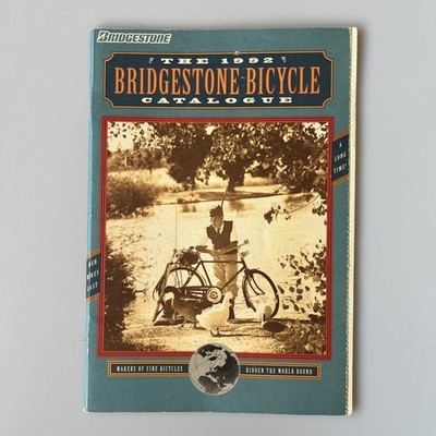 Bridgestone Bicycle Catalogue Book 1992 Vintage Paperback