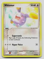 Whismur 69/100 Common Crystal Guardians Pokemon Lightly Played