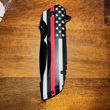 American Flag Master USA  Assisted Opening Pocket KNIFE Red, White & Blue