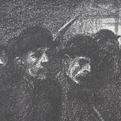 STEINLEN Théophile-Alexandre 1903 lithograph lithographie - Photo 2/4