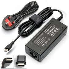 45W USB C Chromebook Laptop Charger for Lenovo HP Dell Acer ASUS Google UK PD