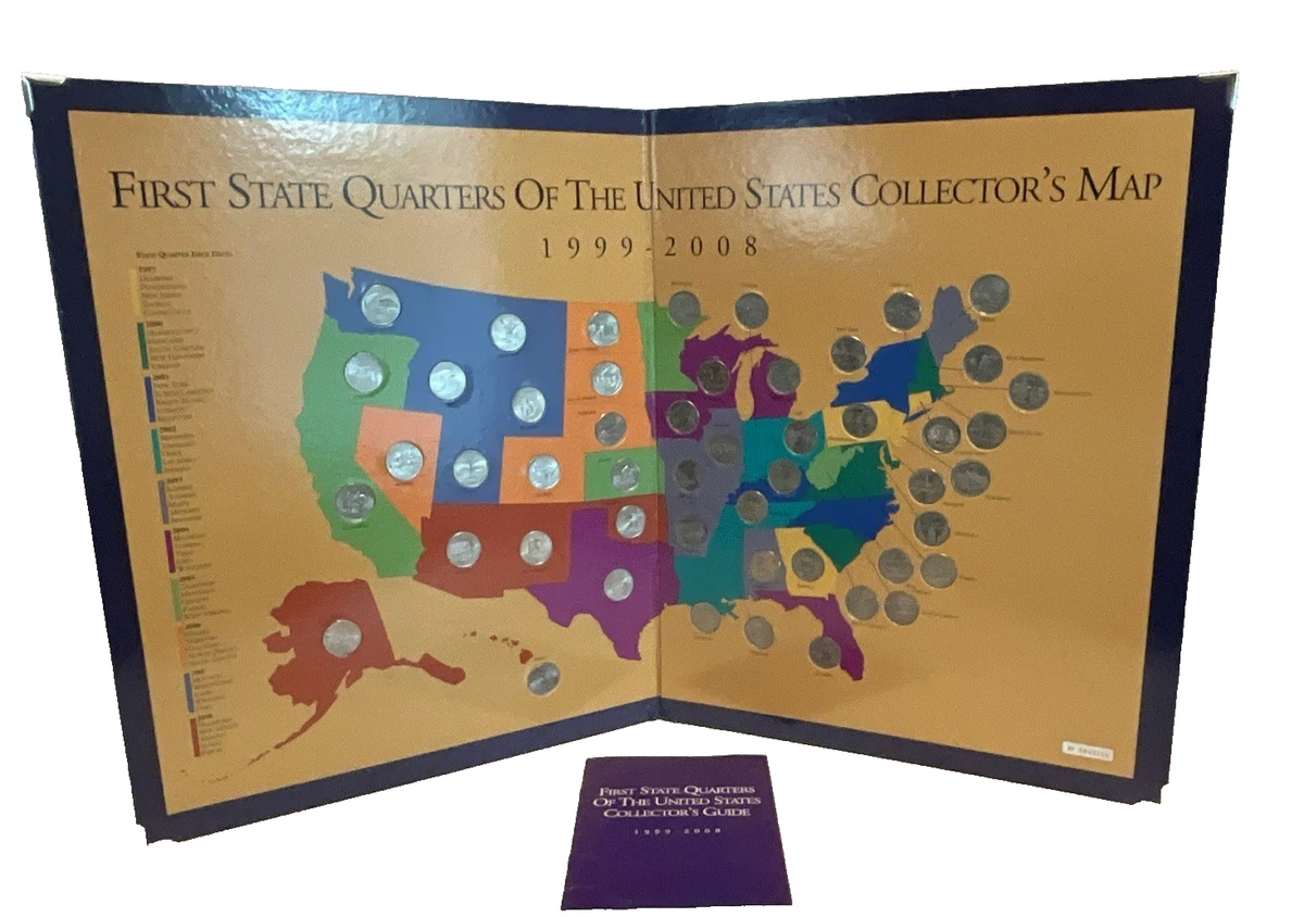 State Quarter Map In Us State Quarters (1999-2008) for sale | eBay
