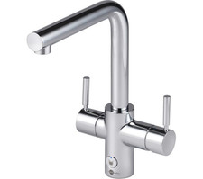 INSINKERATOR 4-in-1 Touch L Shape Steaming Hot Water Tap - Chrome