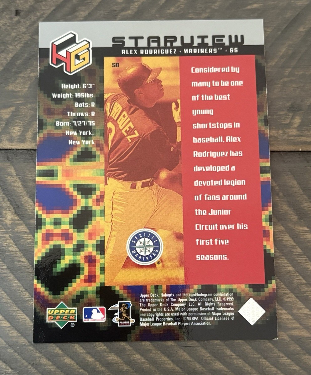 1999 Upper Deck HoloGrFX #S8 Starview Alex Rodriguez Baseball Card