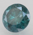 0.50 Carat Vivid Blue Round Brilliant Natural Enhanced Loose Diamond 5.12m VIDEO — photo 2