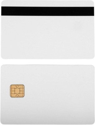 J2A040 Chip Java Jcop Cards W/Hico 2 Track Mag Stripe Jcop21-36K - 1 Pack White