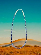 Native American Lapis & Luhuanus Shell Necklace