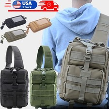 Mochila táctica para llaves Molle bandolera bandolera mensajero paquete de hombro