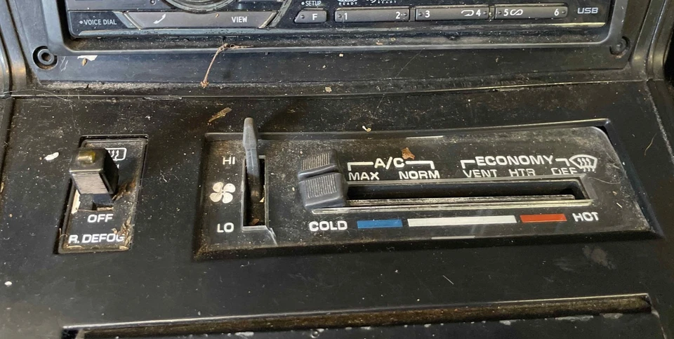 1981 Chevy Corvette OEM Manual Heater A/C Climate Control Panel 1978-1982 - Image 2 of 4