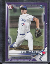 2021 Bowman Draft #BD-23 Chad Dallas Purple #/250