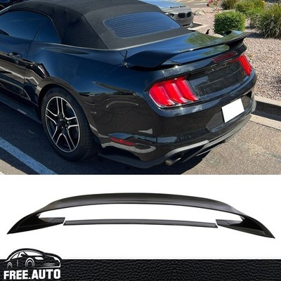 GT350 GT350R Style Trunk Spoiler Gloss Black ABS Fits 15-23 Ford Mustang