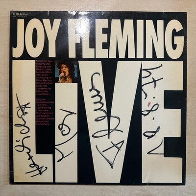Joy Fleming   Live (SIGNIERT) EXCELLENT Vinyl LP 1974 Global Records   26 020-8