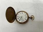 Antique c1915 Elgin Hunting Pocket Watch Grade 312 Model 6 15J 16S As Is Parts