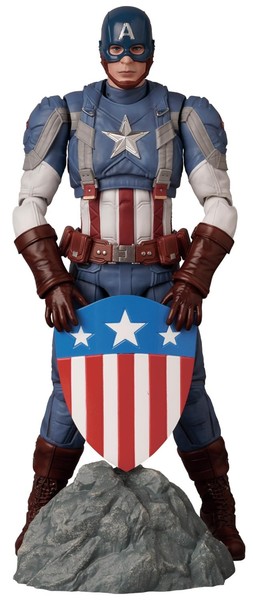 Captain America No.220 Figur Classic Suit Medicom Toy Japan Neu-image