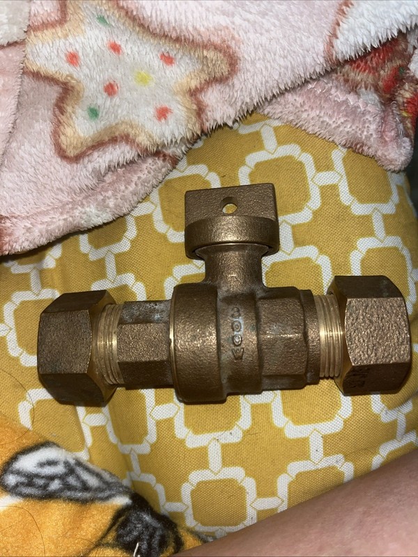 3/4" A.Y. McDonald Brass Ball Style Curb Stop Valve 300 W (L3)