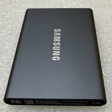 Samsung T7 2TB USB 3.2 Portable Solid State Drive-Titan Gray -Grade A. Fast Ship