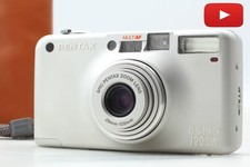  MINT  Pentax ESPIO 120 SW Silver Point  Shoot 35mm Film Camera From JAPAN
