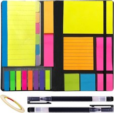 Sticky Notes Set 710 Pack, Divider Sticky Notes Tabs, Office Supplies, Planner S