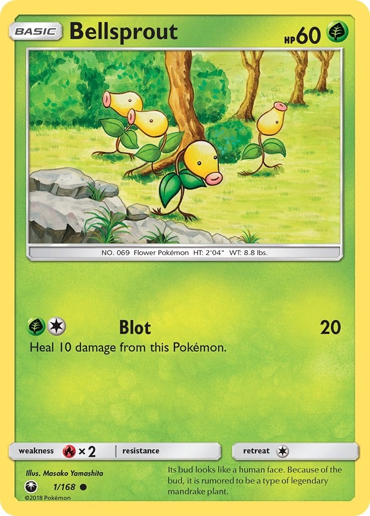 Bellsprout (1/168) Common NM CES SM - Celestial Storm Pokemon TCG