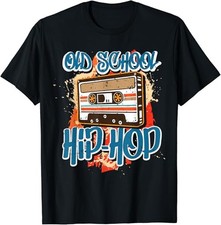 Retro Old School Hip Hop 80s 90s Graffiti Cassette T-Shirt
