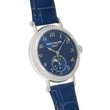 PATEK PHILIPPE Complication Moonphase 7121/200G-001 Ladies Blue Sunray #W021 4
