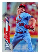 2020 Topps Chrome Miles Mikolas Refractor #180 SP Parallel MLB St. Louis